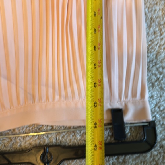 Bebe Soft Pink Pocket Pleated Maxi Skirt Small - Picture 8 of 11